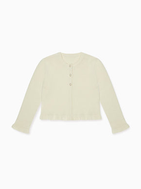 Ivory Jupiter Cashmere Girl Cardigan