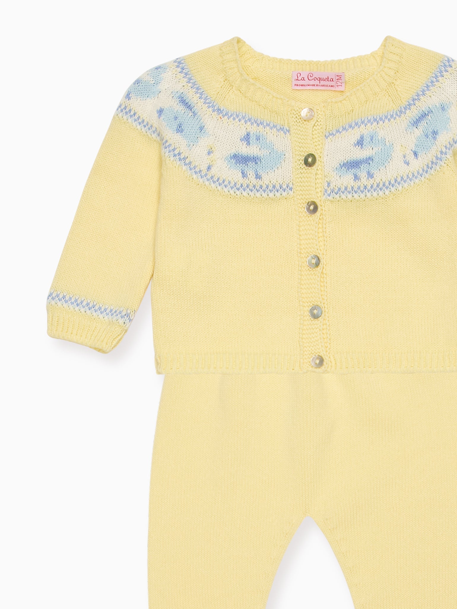 Lemon Kayra Cotton Baby Knitted Set