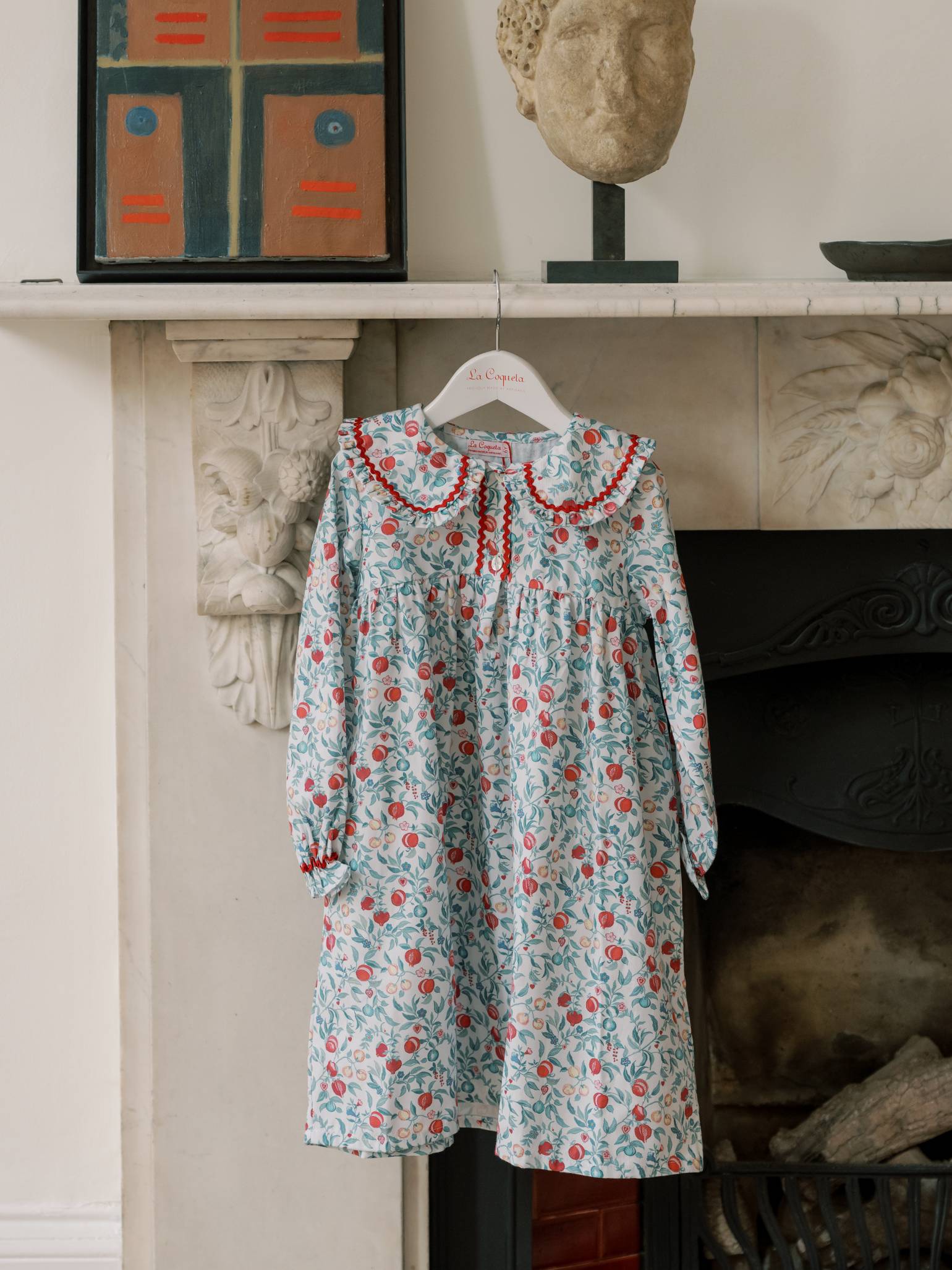 Light Grey Pomegranate Clia Girl Nightgown