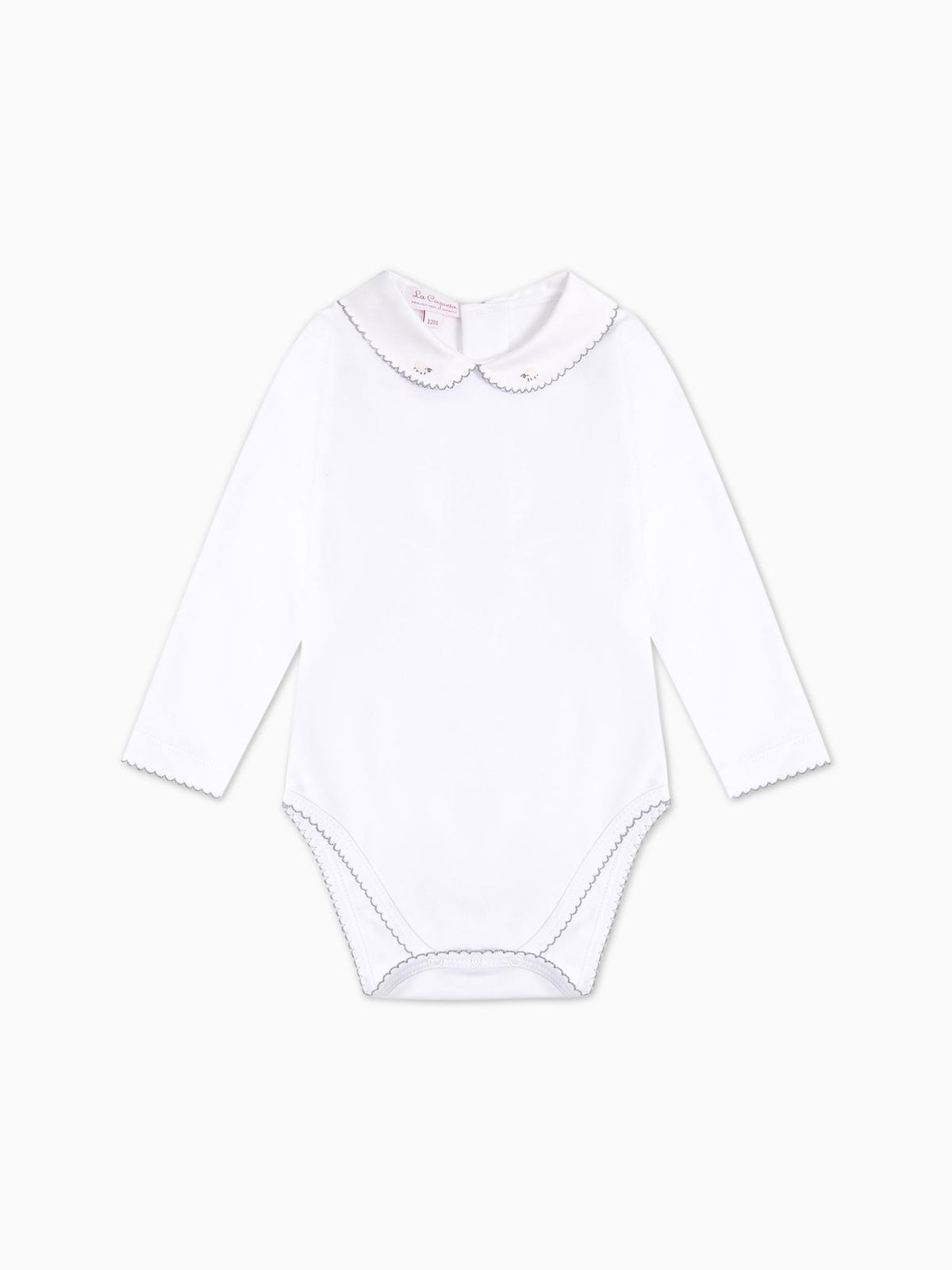White Lamb Baby Body Vest