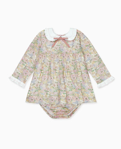 Pink Floral Laura Baby Girl Set