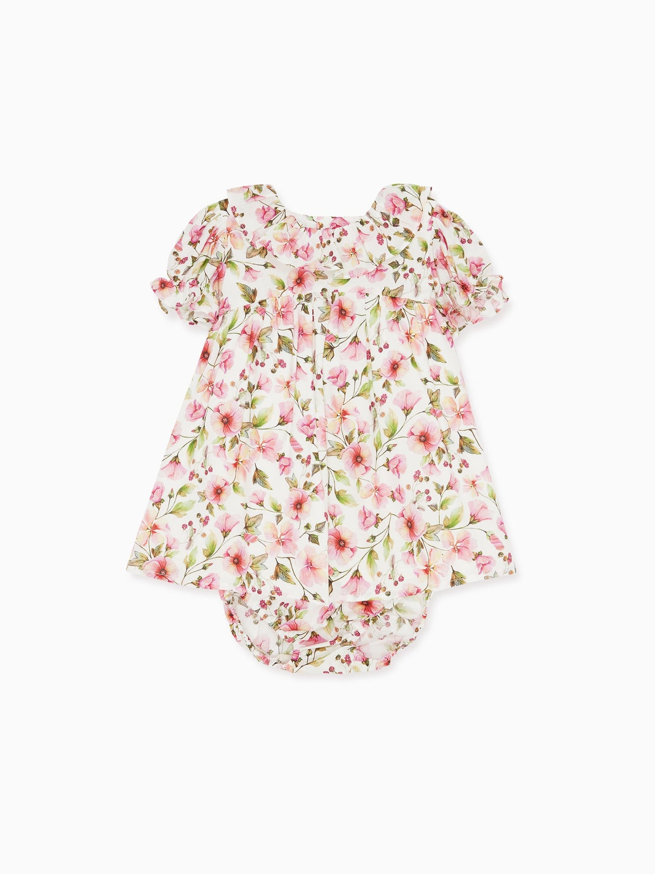 Pink Floral Leana Baby Girl Set