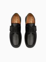 Black Leather Boy Classic School Shoes