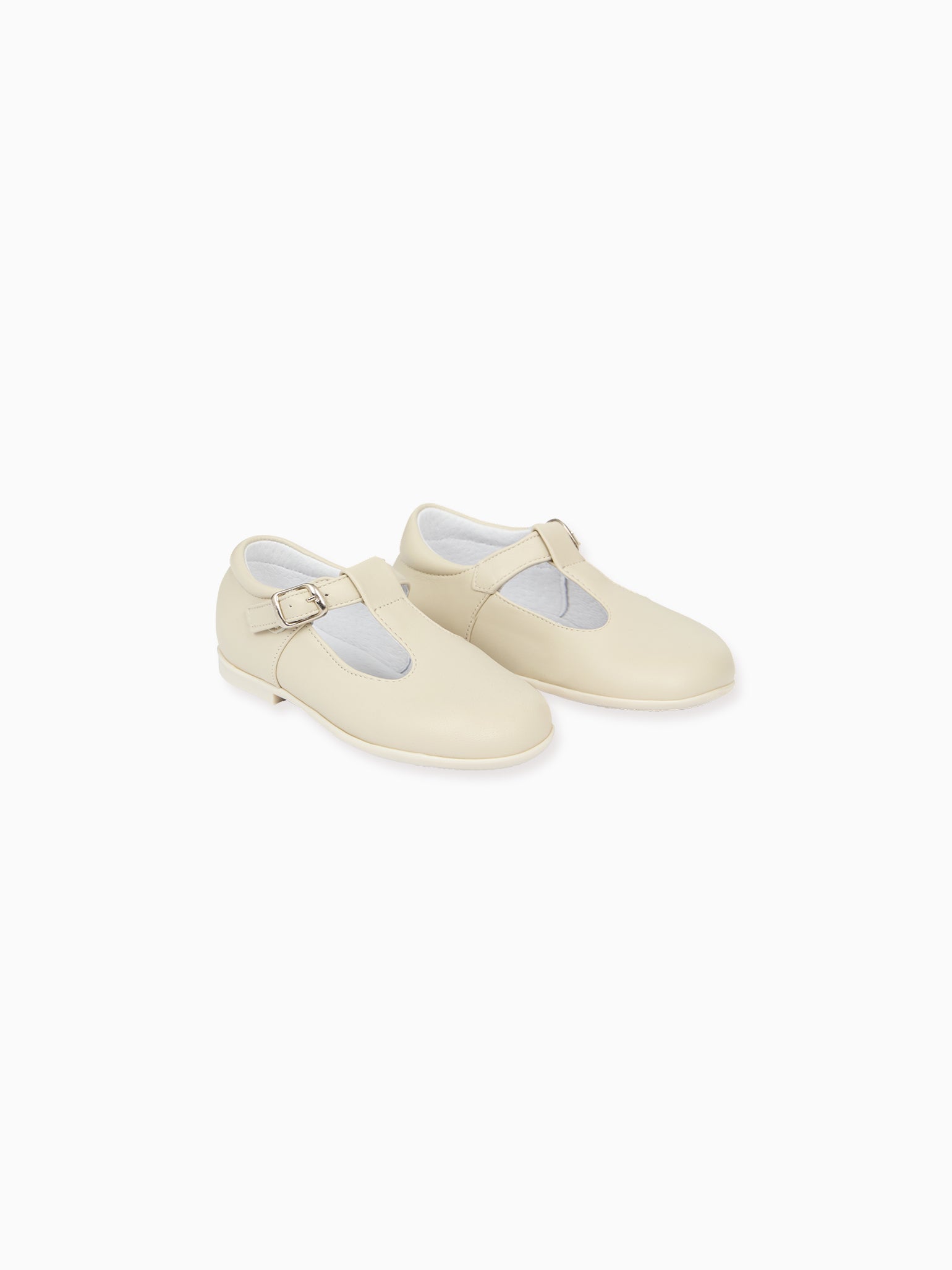 Sevva Aaron Baby Boys Smart T-Bar Shoes – White & Navy, Spanish Style, Faux Leather, Toddler Sizes UK 2-6