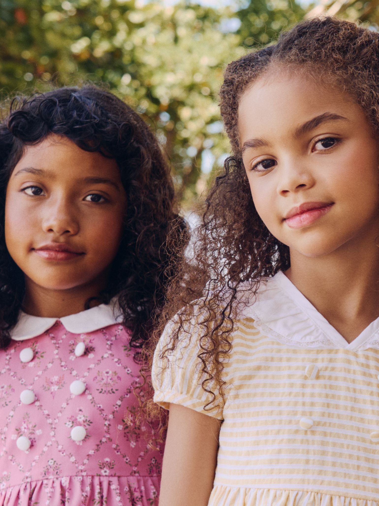 Lemon Stripe Liliana Girl Dress