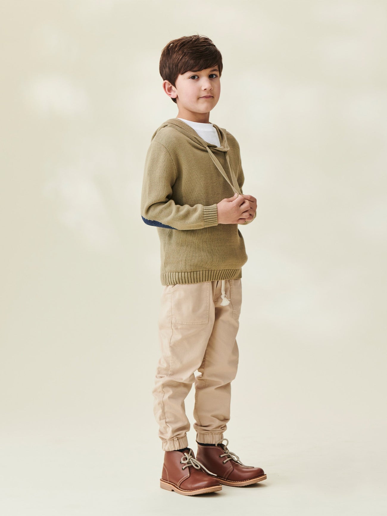 Olive Leo Boy Cotton Jumper