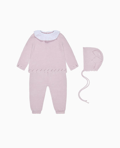Lilac Lula Cotton Baby Girl Knitted Gift Box Set