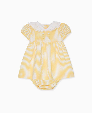 Lemon Stripe Liliana Baby Girl Set