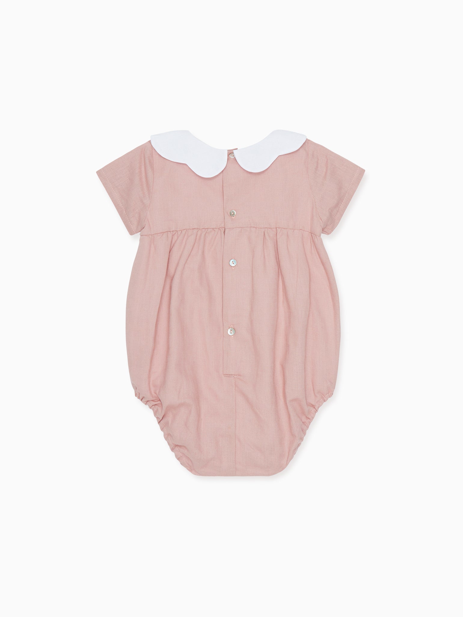 Dusty Pink Lina Baby Girl Romper