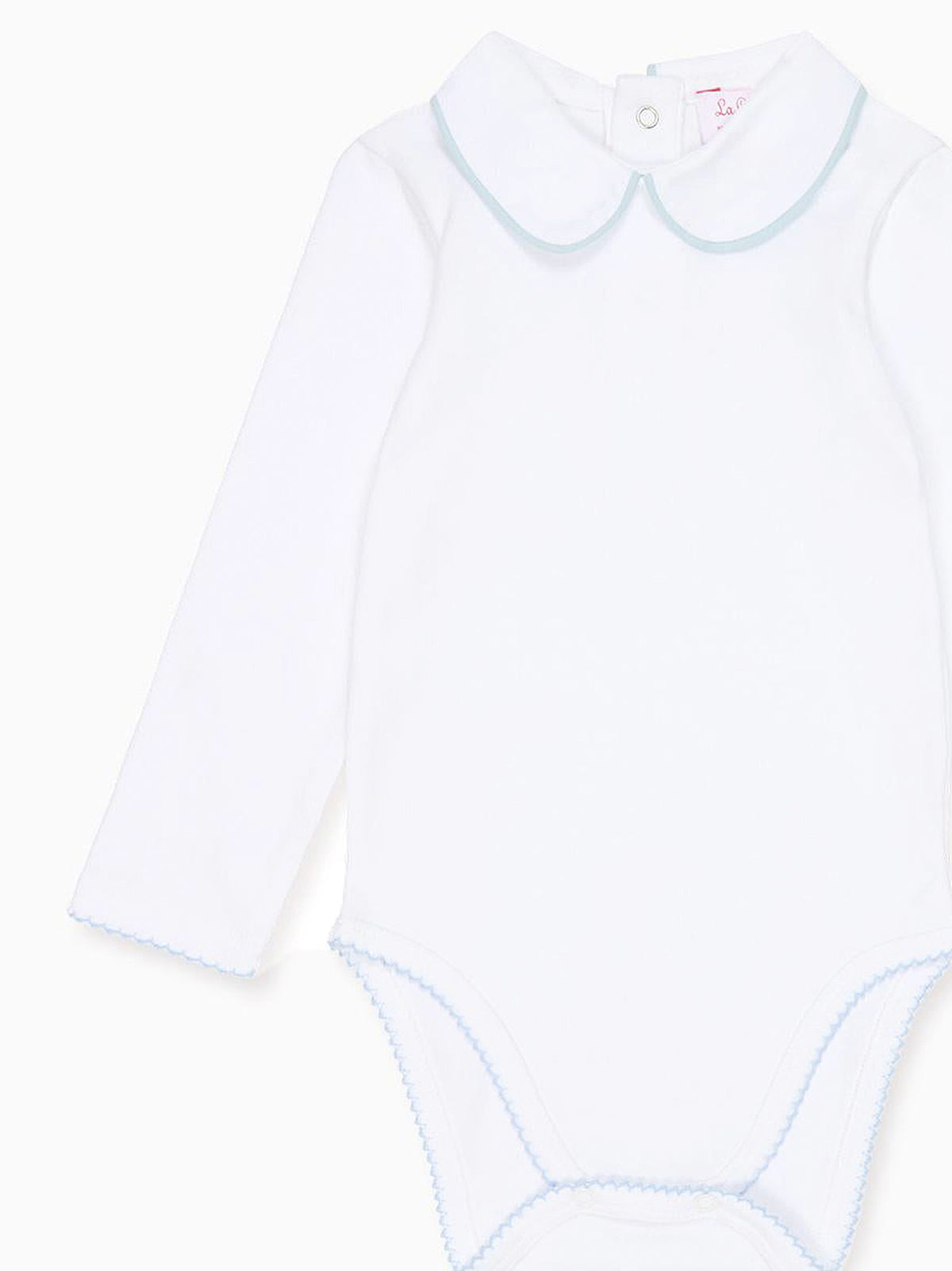 White & Blue Lirio Baby Body Vest