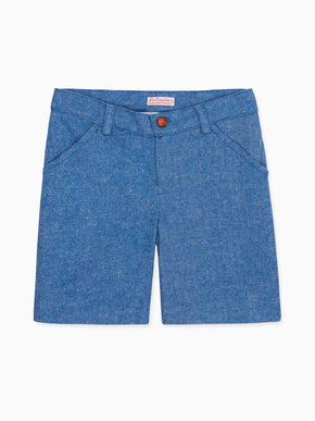 Blue Lucas Boy Shorts