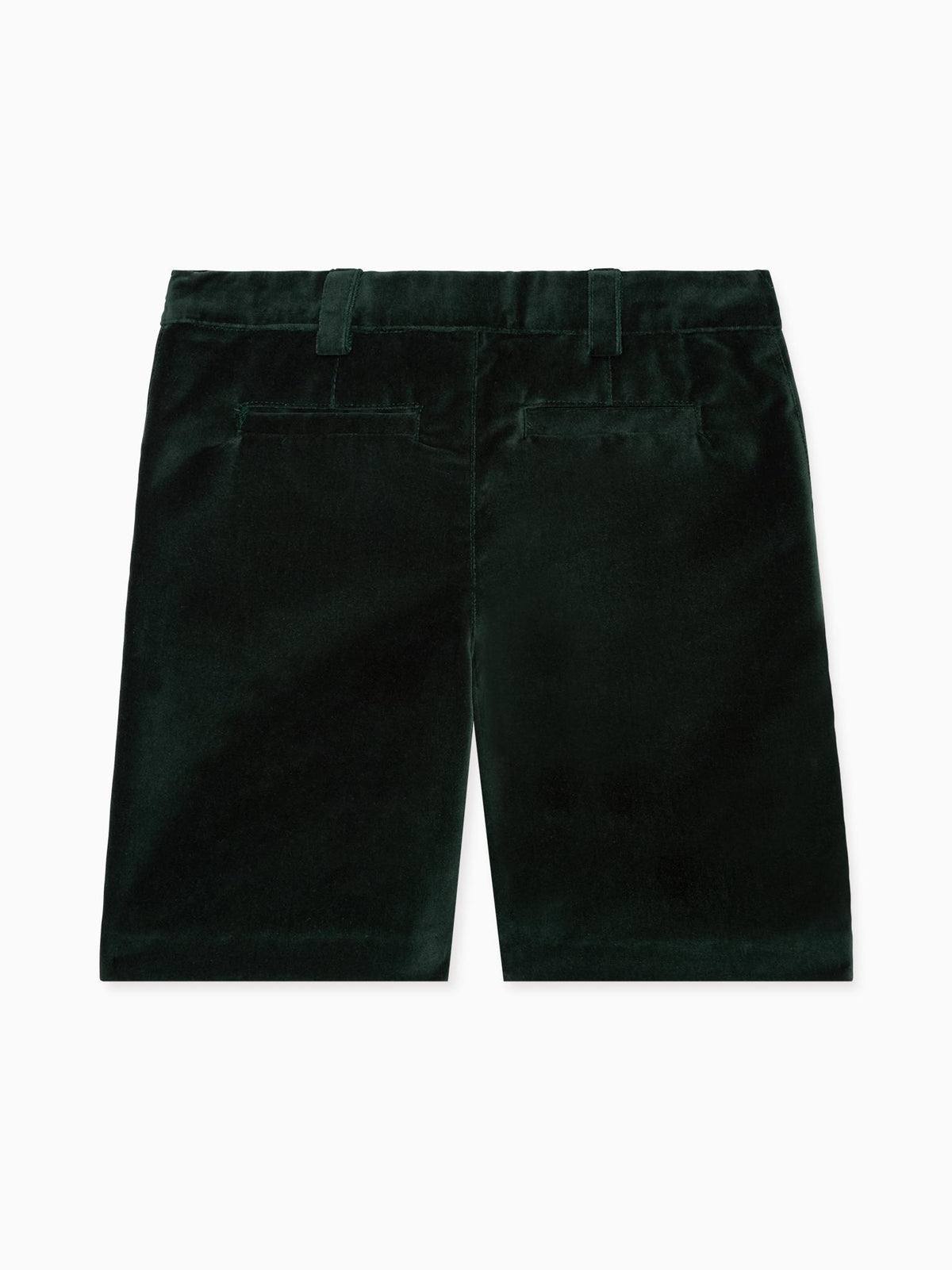 Dark Green Lucas Velvet Boy Shorts