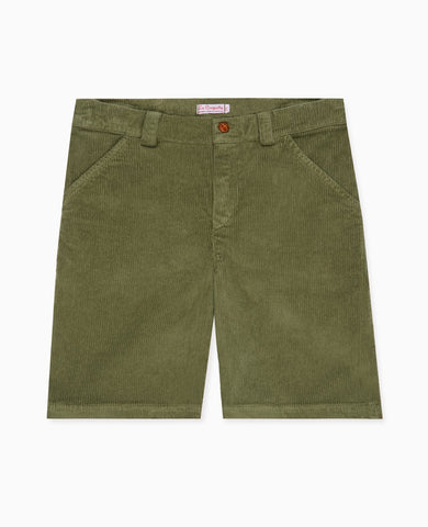 Olive Green Lucas Corduroy Boy Shorts