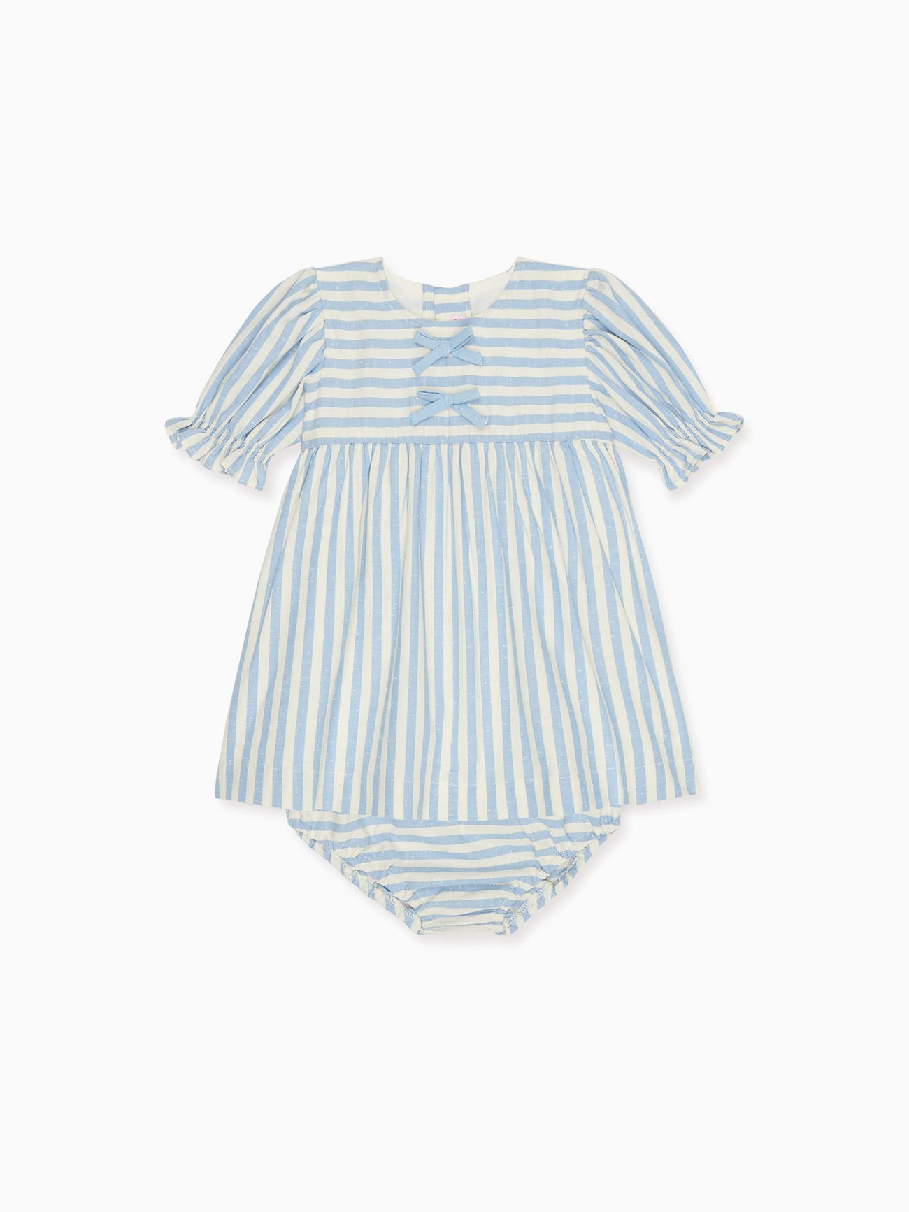 Blue Stripe Luciana Baby Girl Set