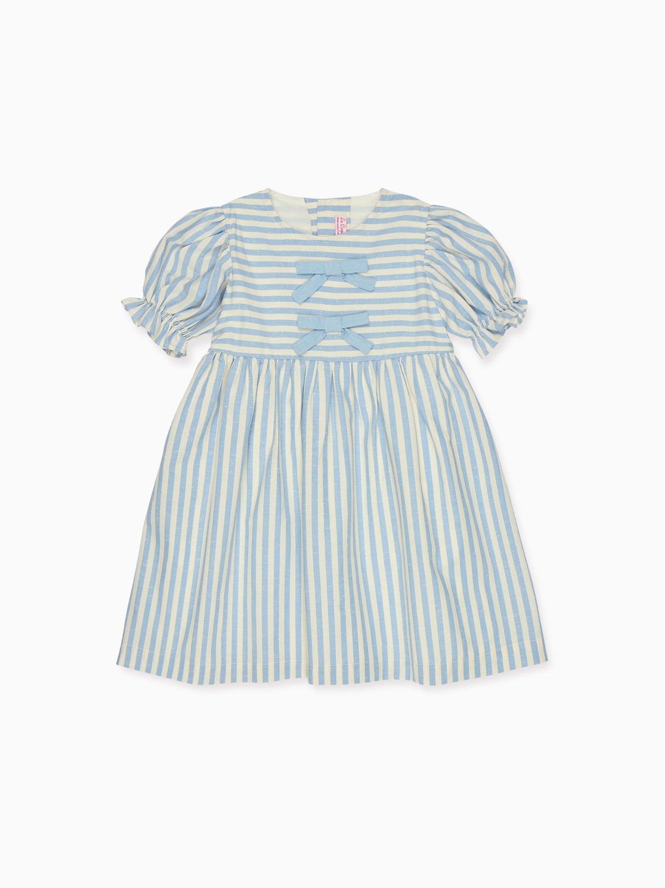 Blue Stripe Luciana Girl Dress