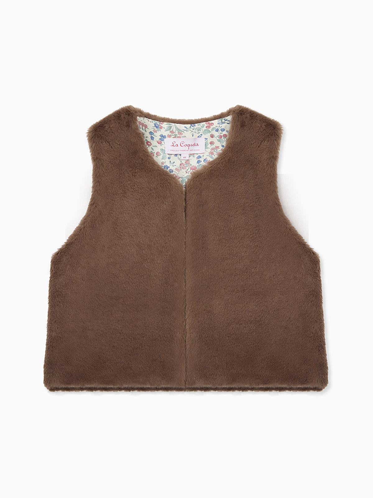 Brown Marisol Girl Gilet