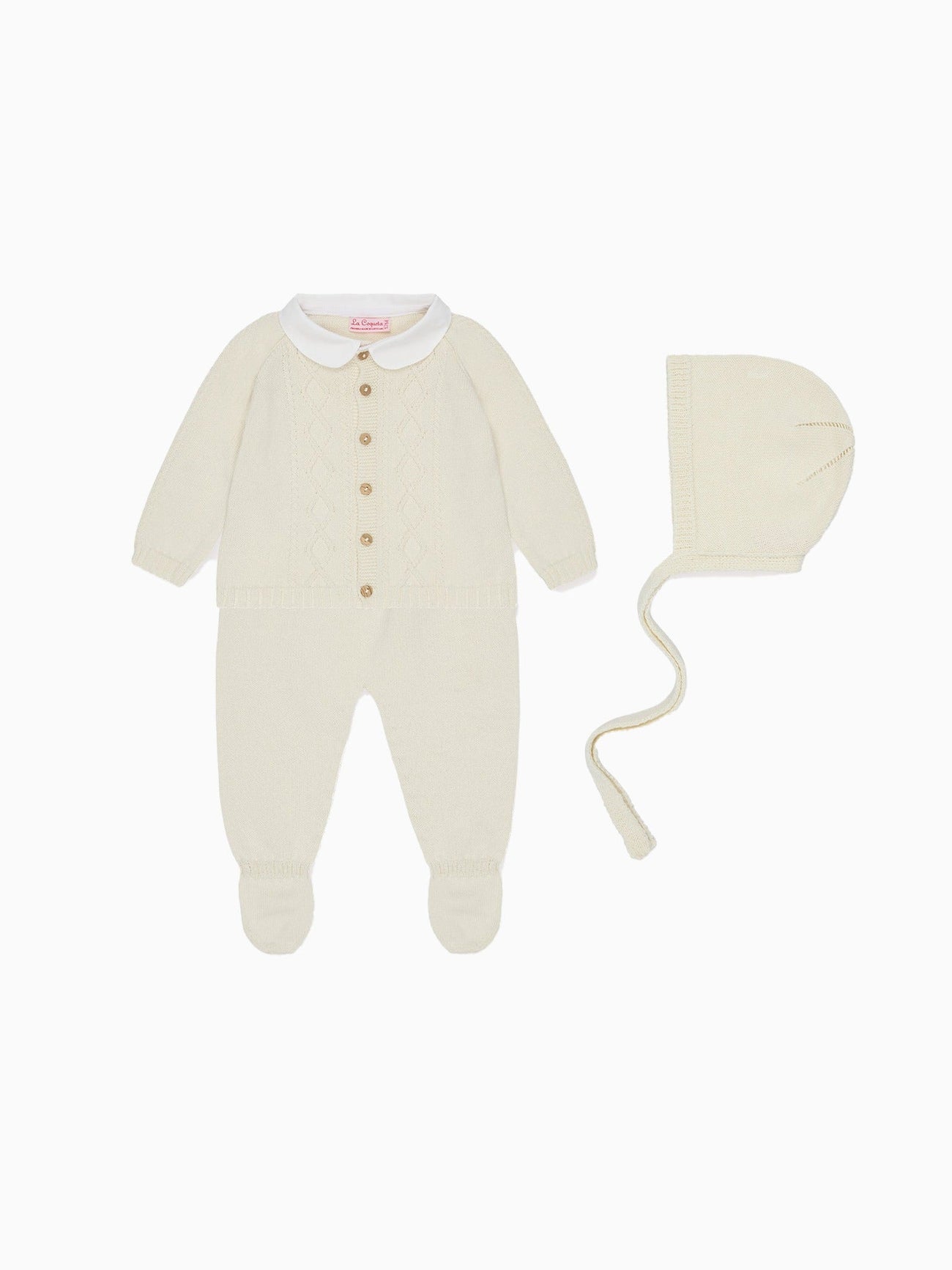 Ivory Marlo Cotton Baby Knitted Gift Box Set