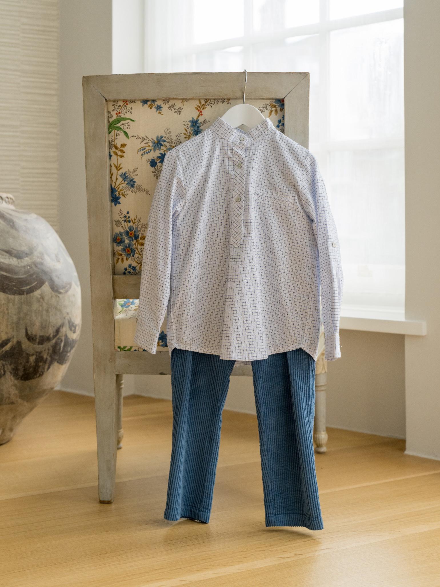 Blue Reinaldo Corduroy Boy Trousers