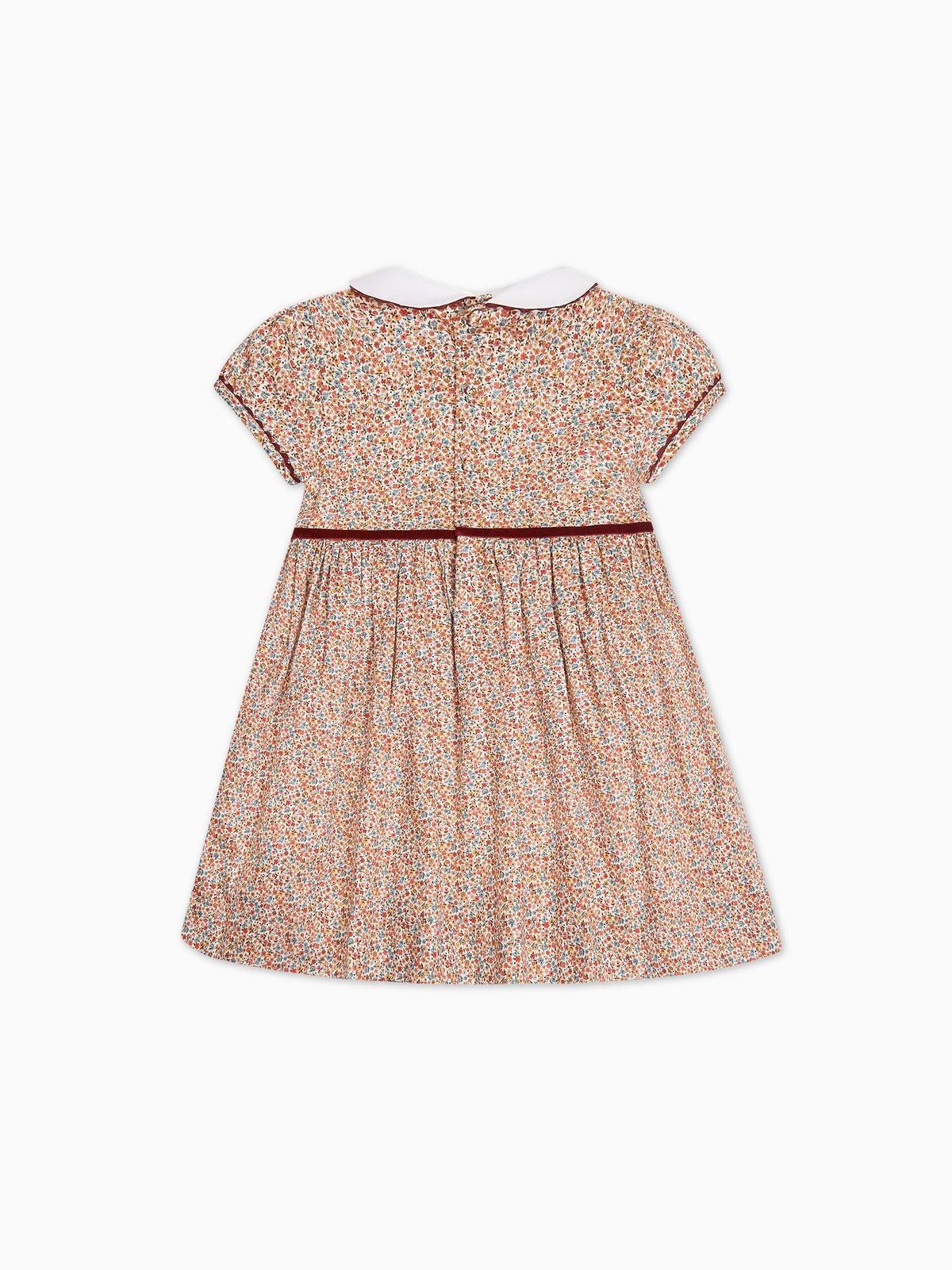 Terracotta Floral Melina Girl Dress