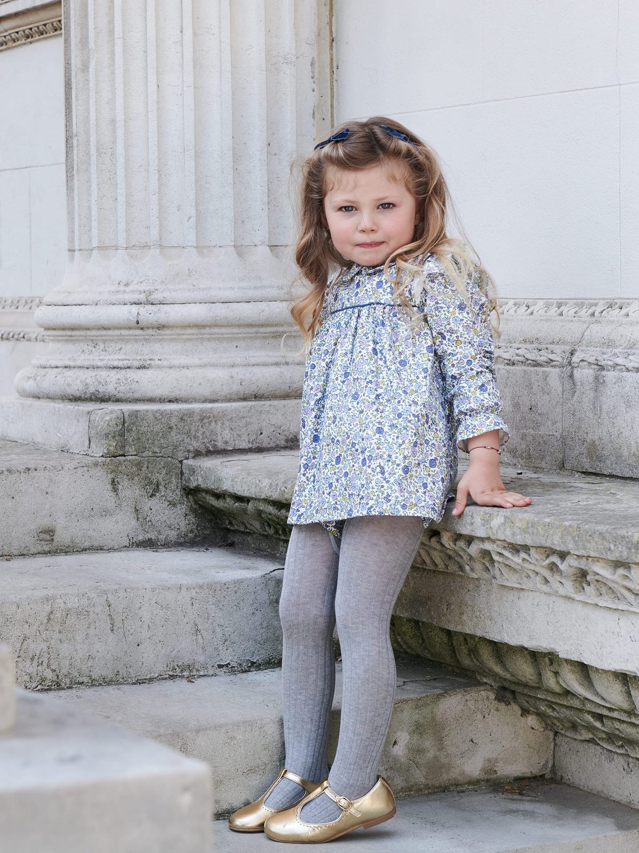 Purple Floral Melissa Baby Girl Set