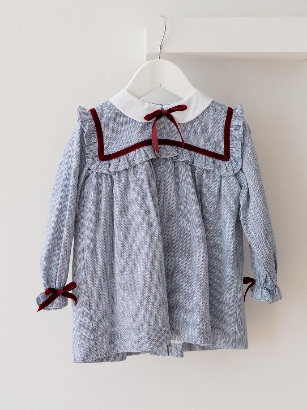Dusty Blue Melissa Baby Girl Set