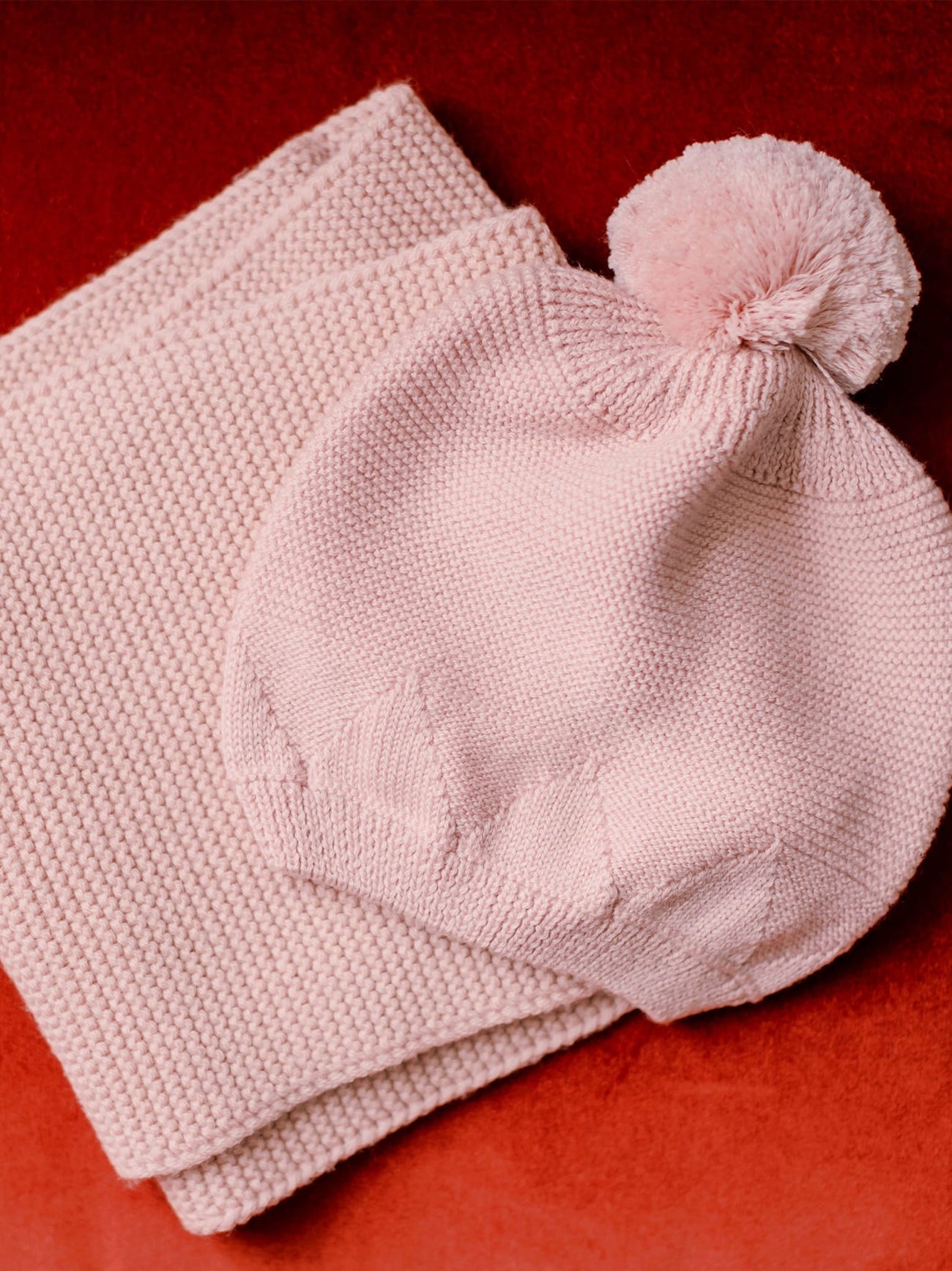 Pink Merino Girl Snood