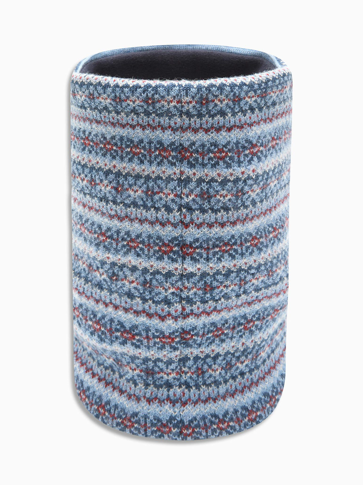 Dusty Blue Merino Fair Isle Kids Snood