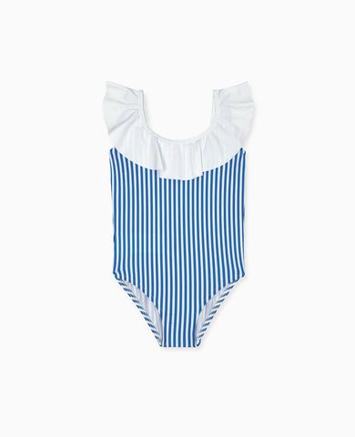 Blue Stripe Mila Girl Swimsuit
