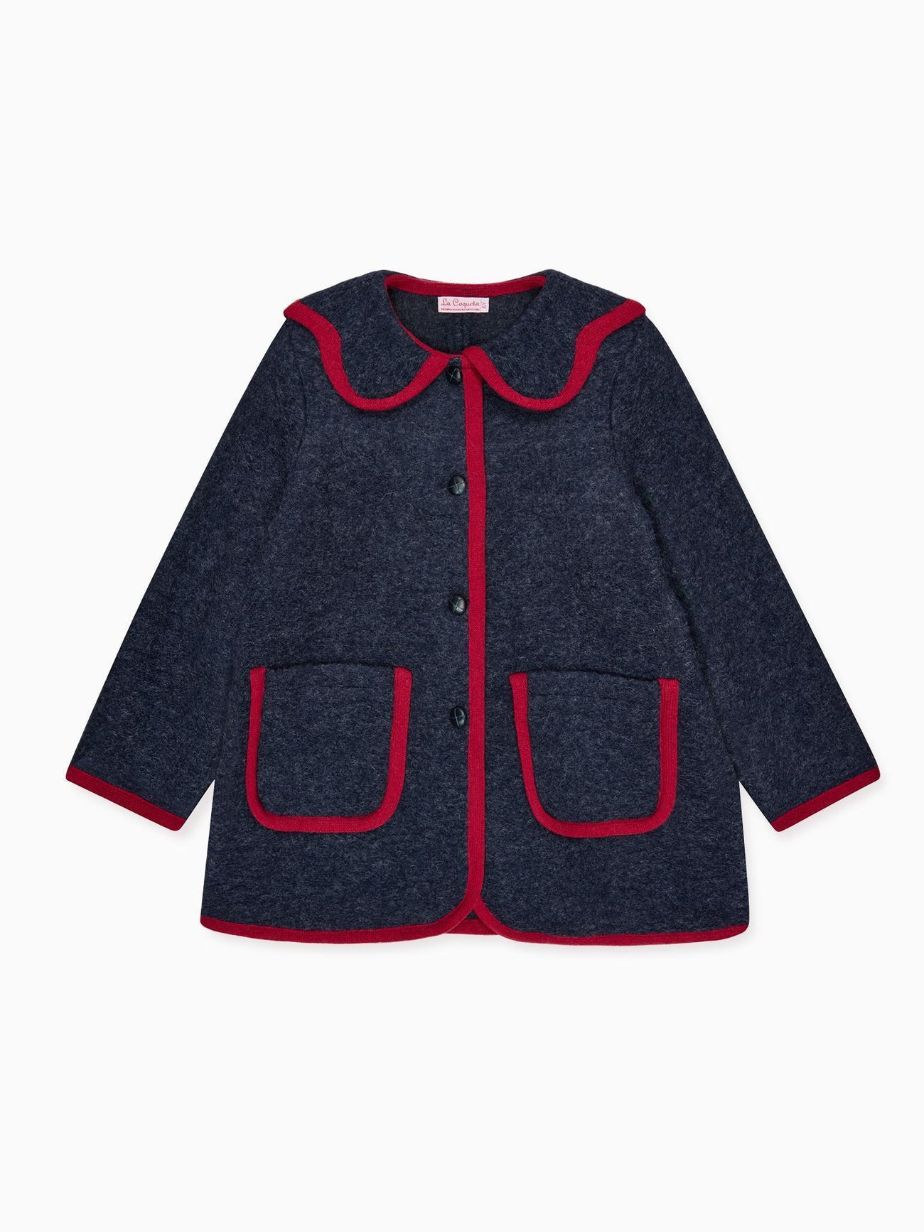 Navy Mireya Girl Jacket