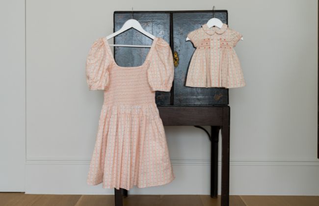 Hill House Home X La Coqueta Lilac Trellis Ellie Nap Dress | La
