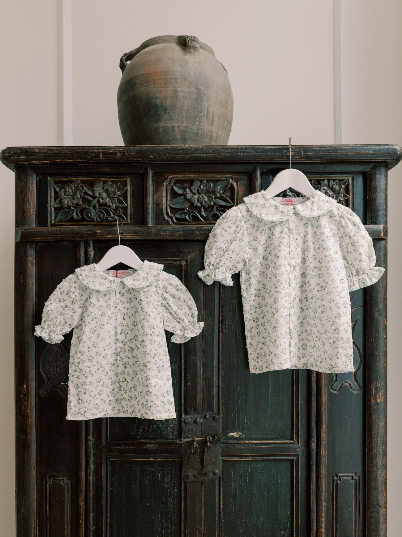 Sage Floral Nieves Girl Shirt