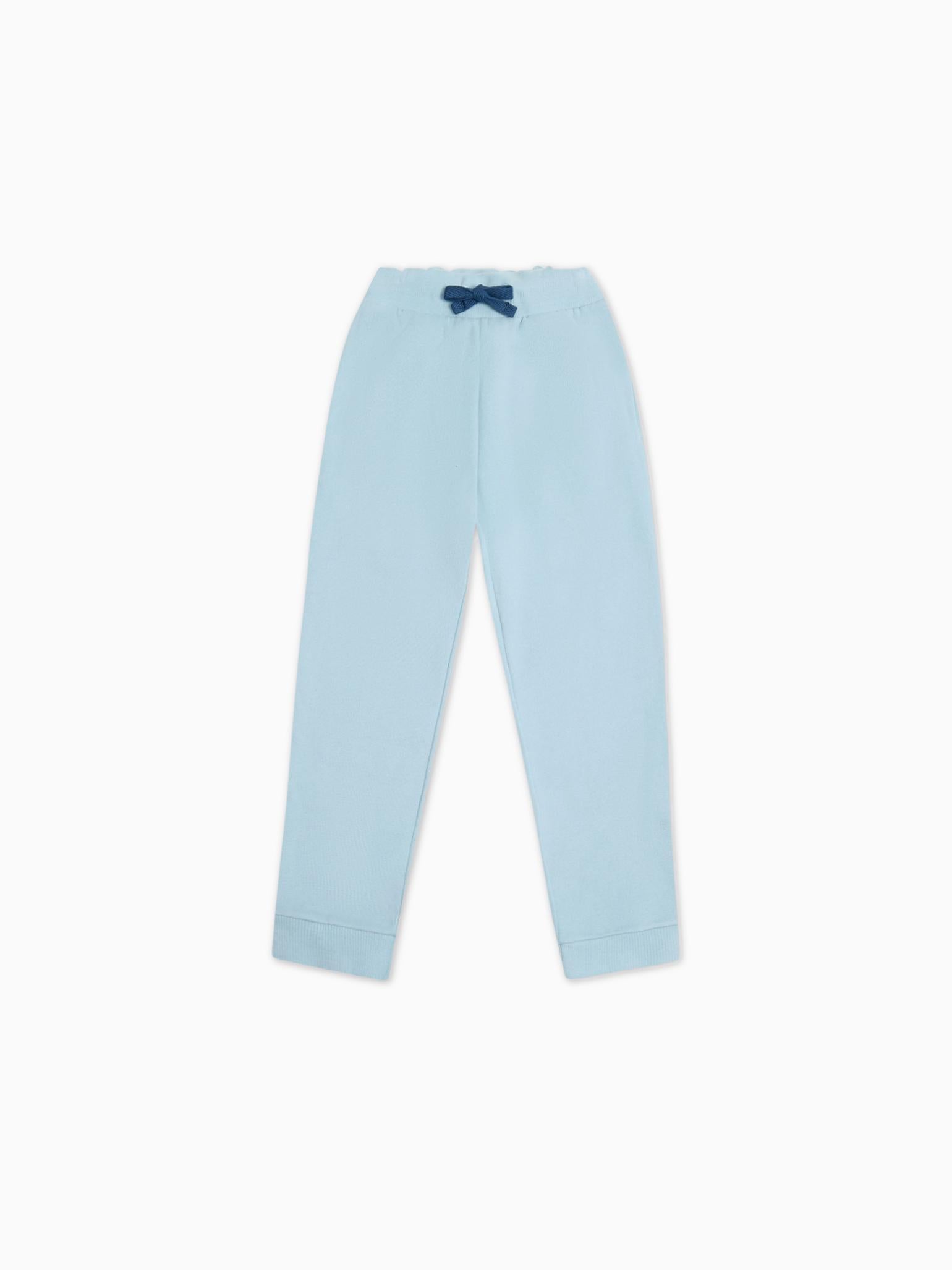 Dusty Blue Sammi Kids Jogging Bottoms