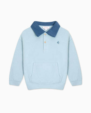 Dusty Blue Ivan Kids Sweatshirt