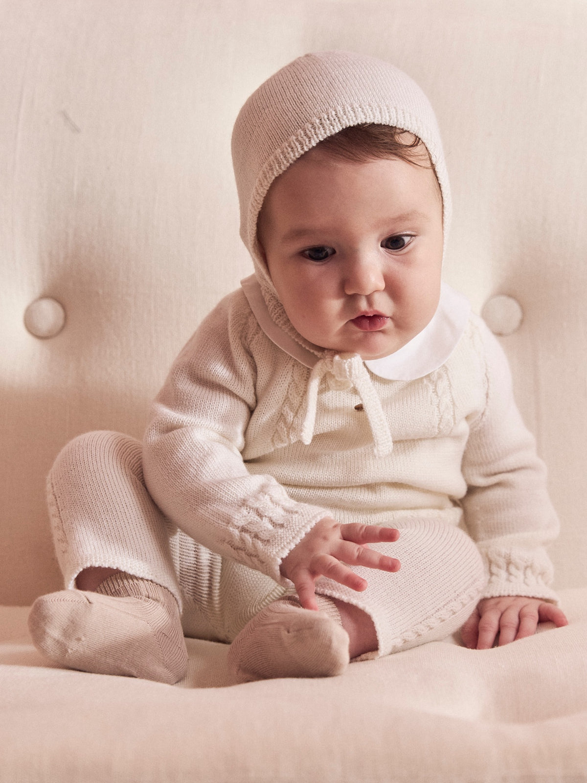Ivory Noa Merino Baby Knitted Gift Box Set