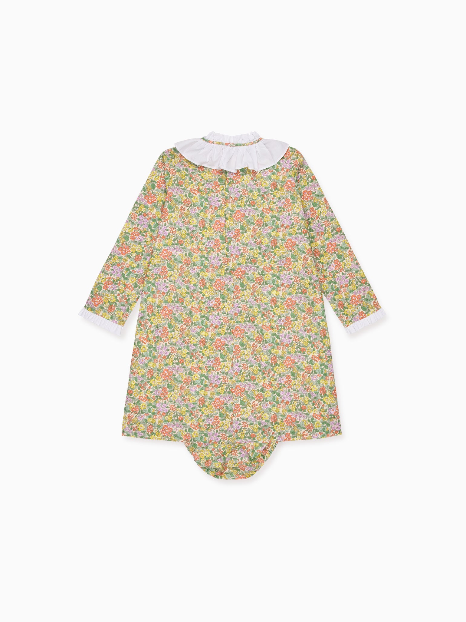 Yellow Floral Odisea Baby Girl Made With Liberty Fabric Set