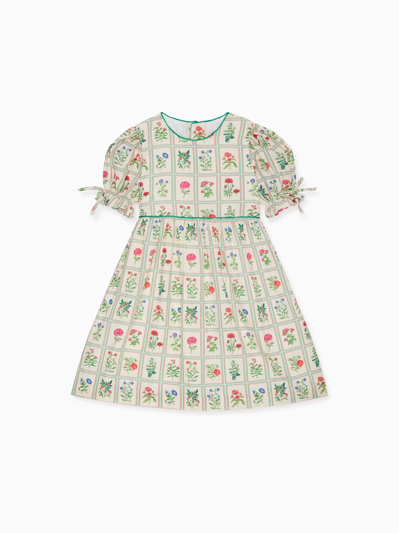 Ivory Botanical Olivia Girl Dress