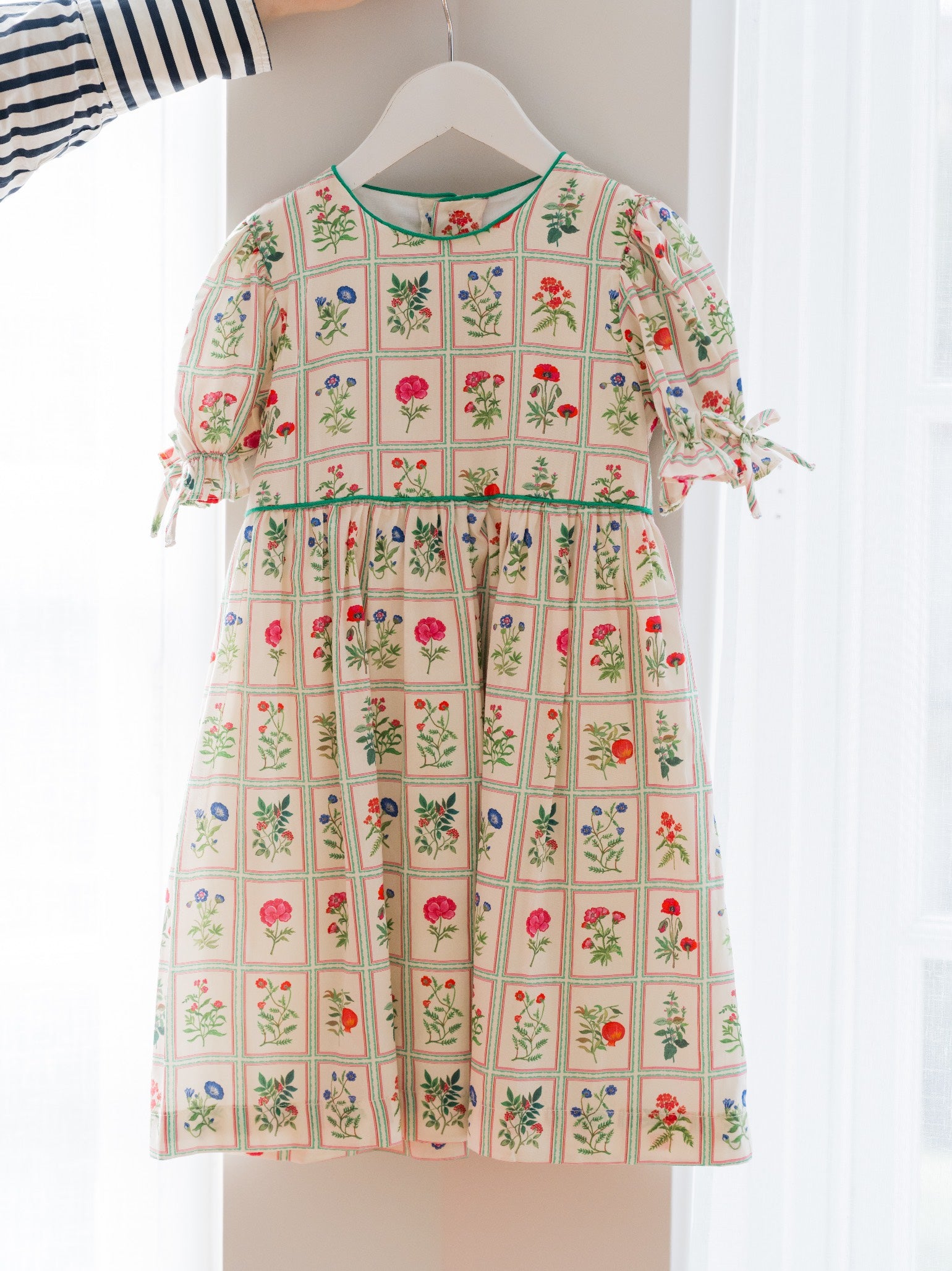 Ivory Botanical Olivia Girl Dress