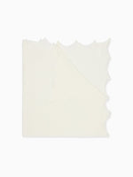 Ivory Openwork Cotton Baby Blanket