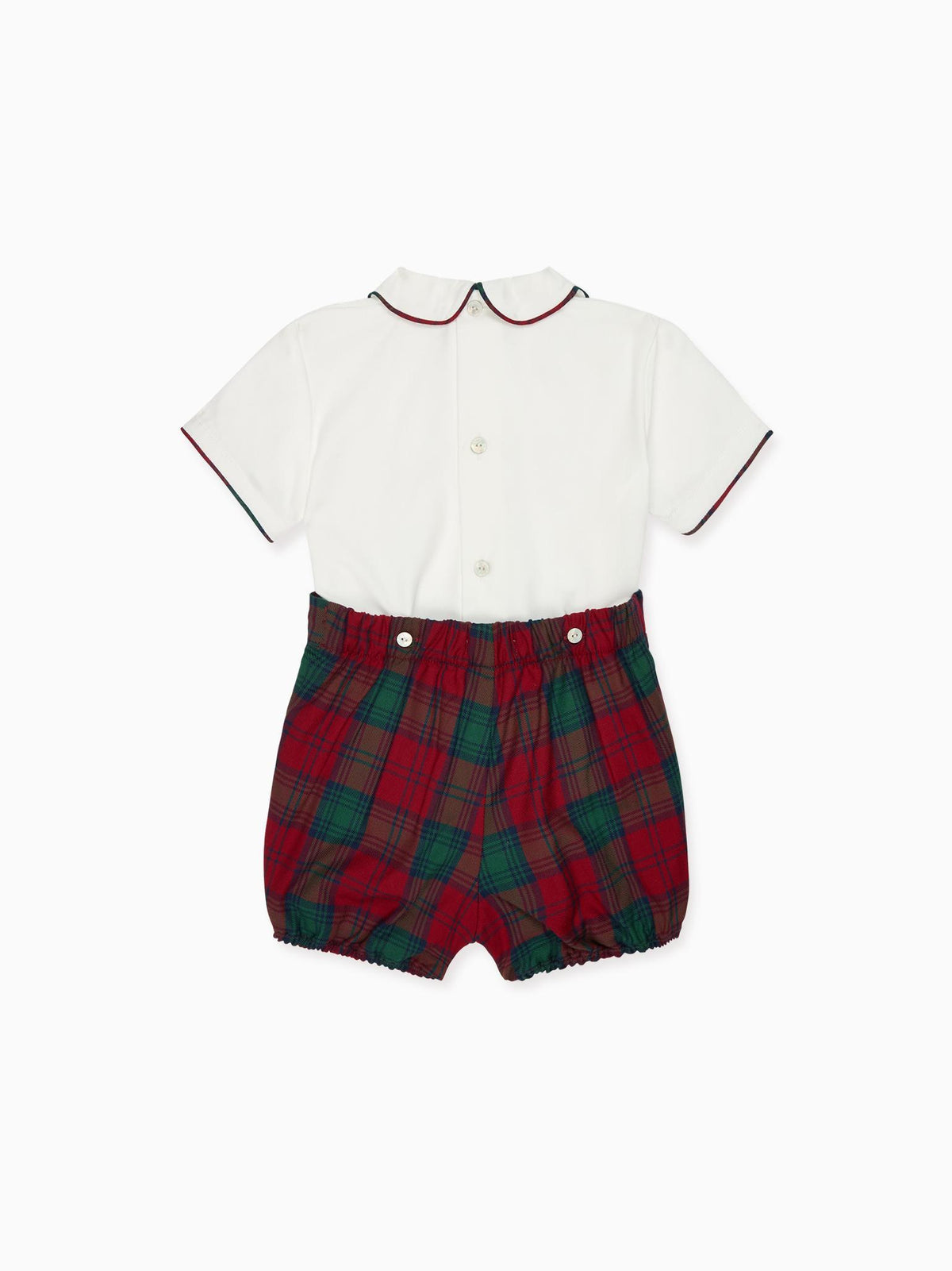 Green Tartan Pablo Baby Boy Set