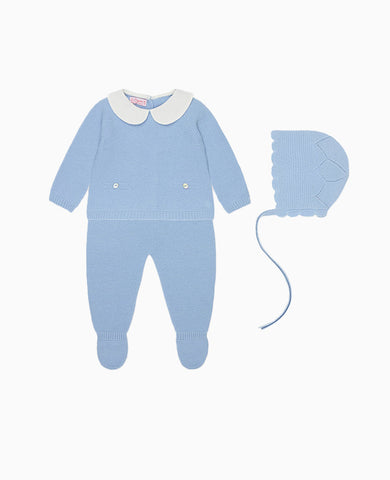 Blue Palmira Cashmere Baby Gift Box Set