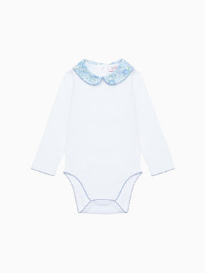 Blue Floral Patricio Baby Girl Body Vest