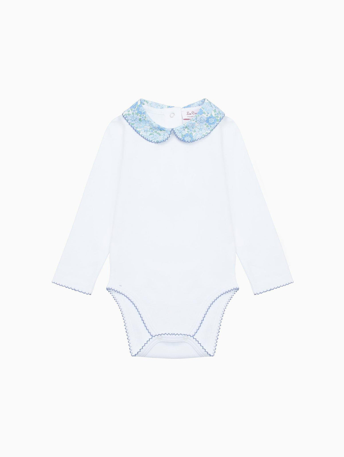 Blue Floral Patricio Baby Girl Body Vest