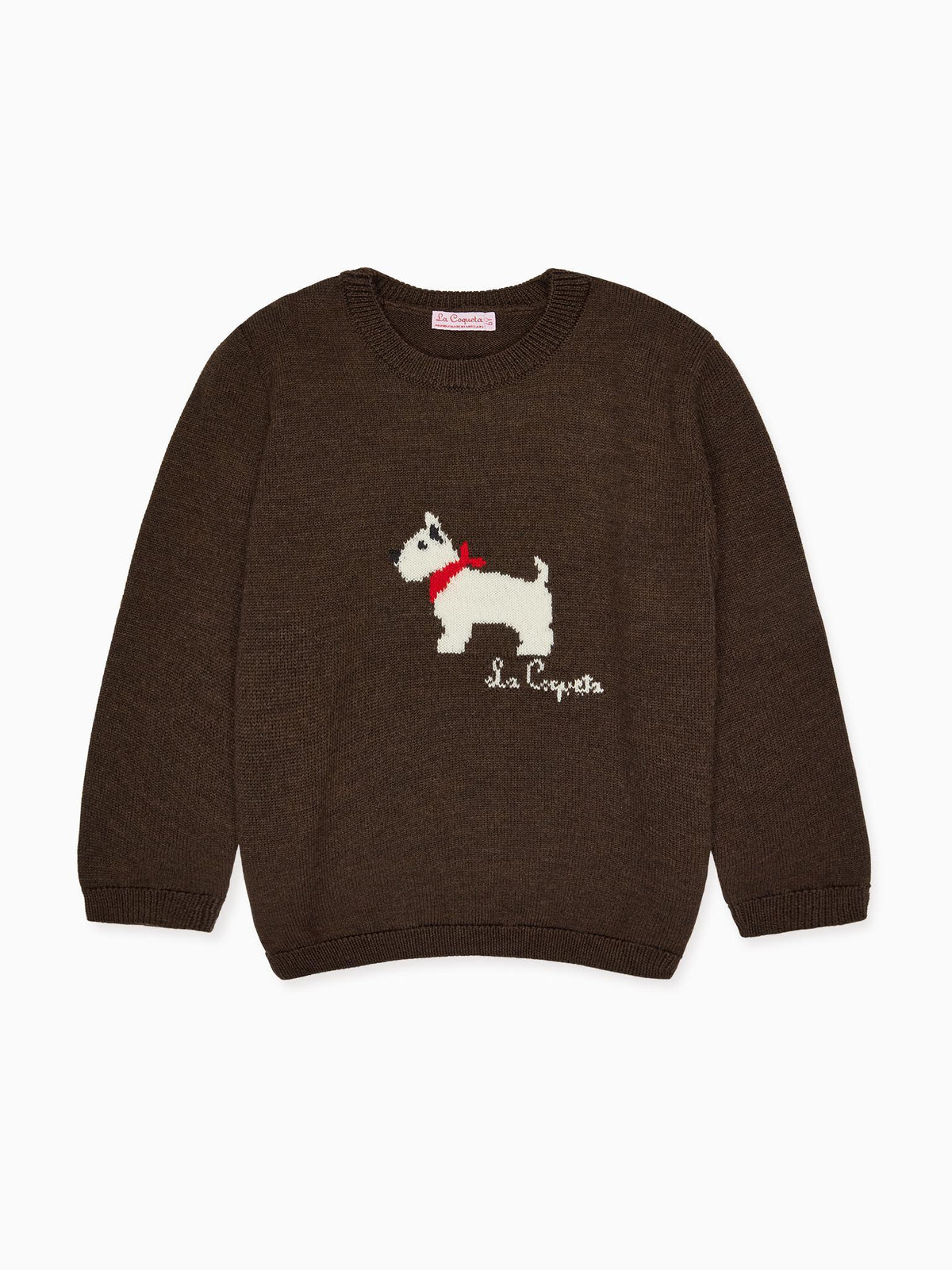 Chocolate Patricio Merino Kids Jumper