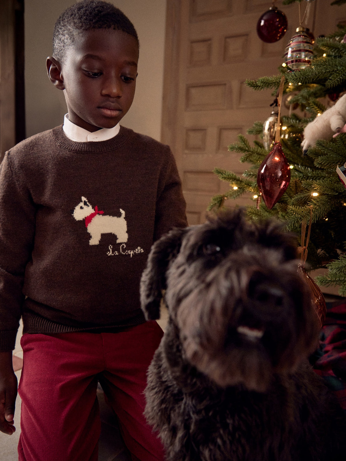 Chocolate Patricio Merino Kids Jumper