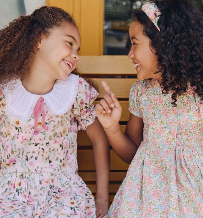 Hill House Home X La Coqueta Lilac Trellis Ellie Nap Dress | La