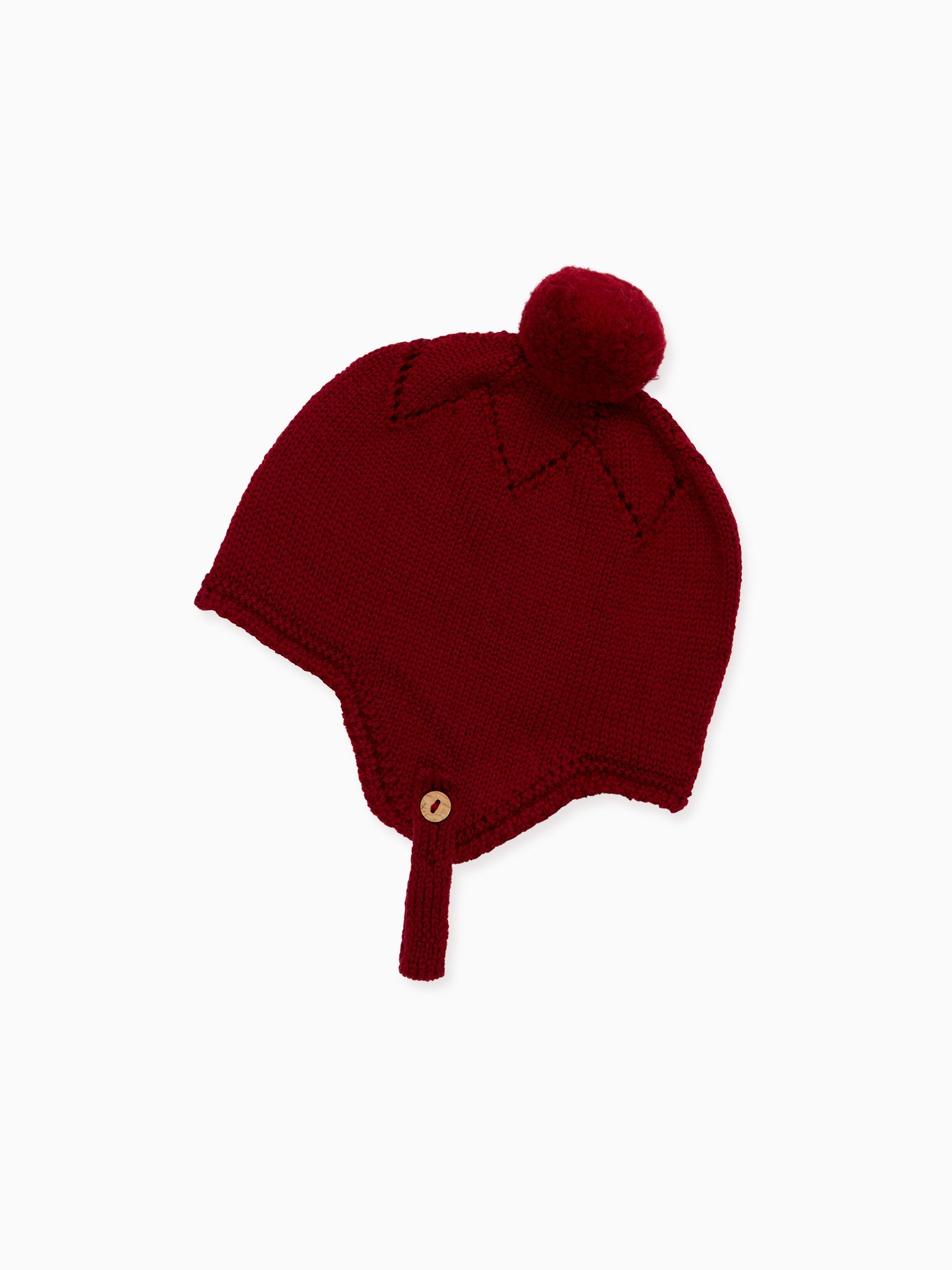 Burgundy Lyle Merino Fair Isle Baby Knitted Gift Box Set