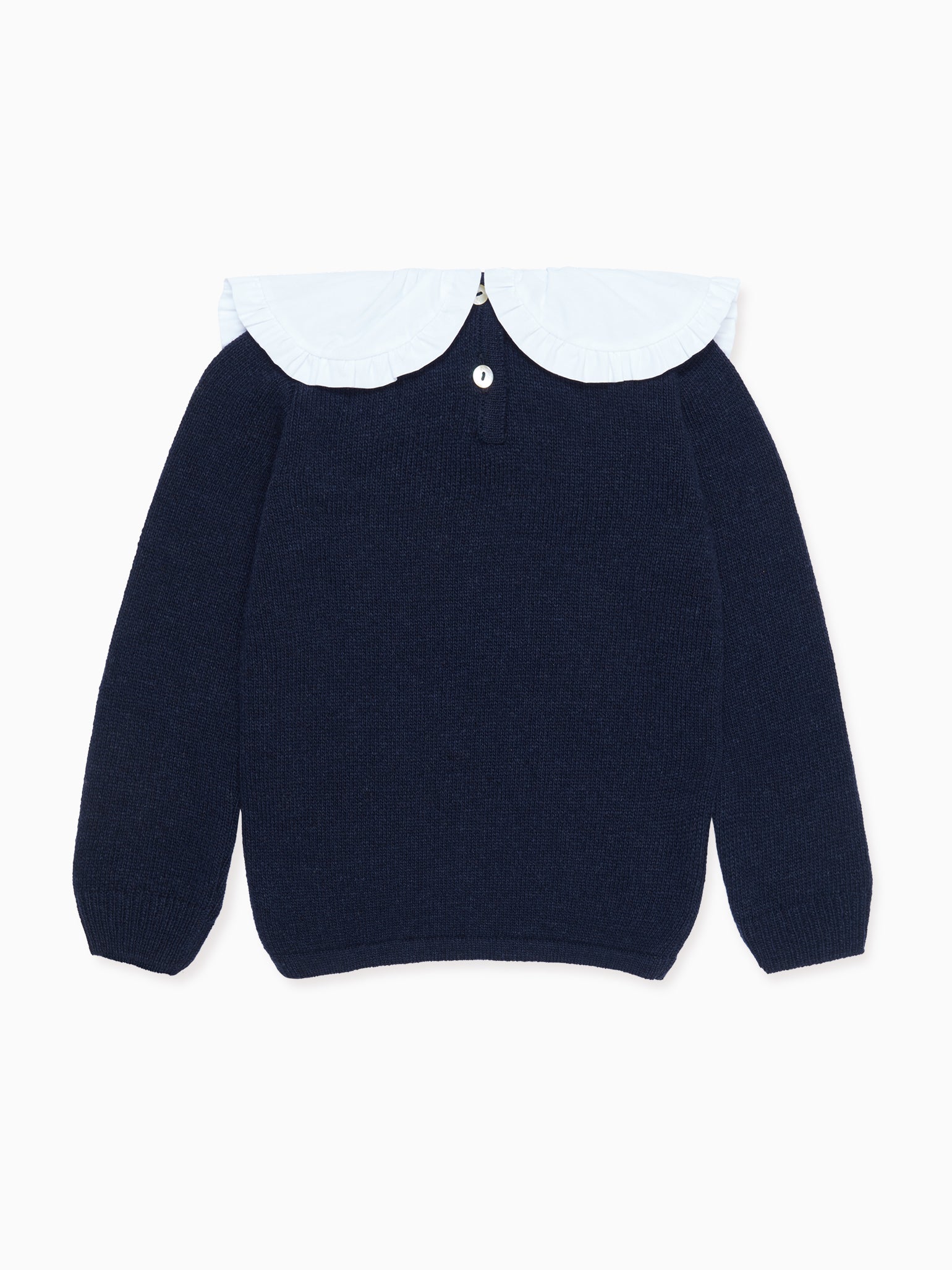 Navy Rafaela Merino Girl Jumper