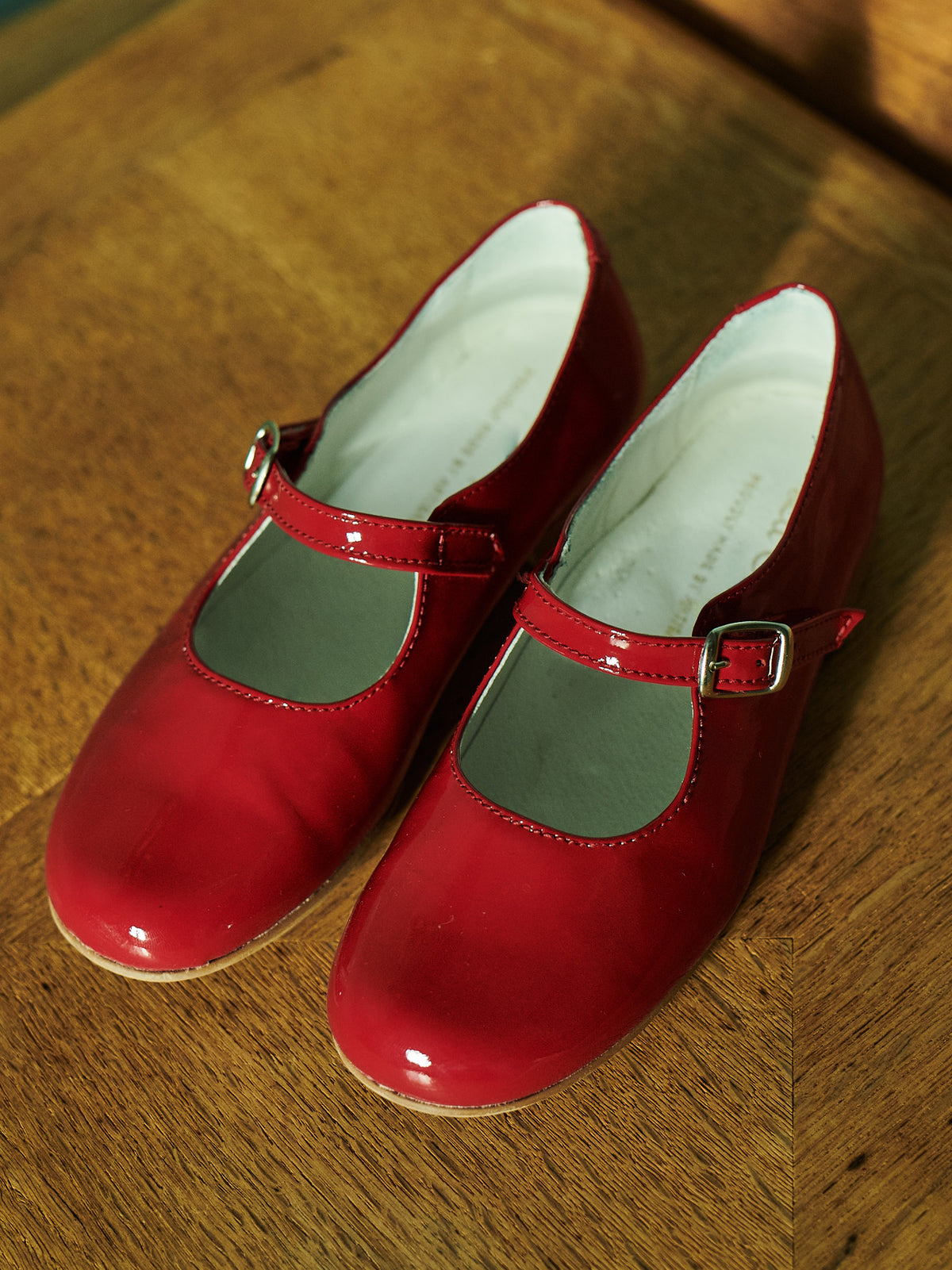 Red Patent Girl Mary Jane Shoes