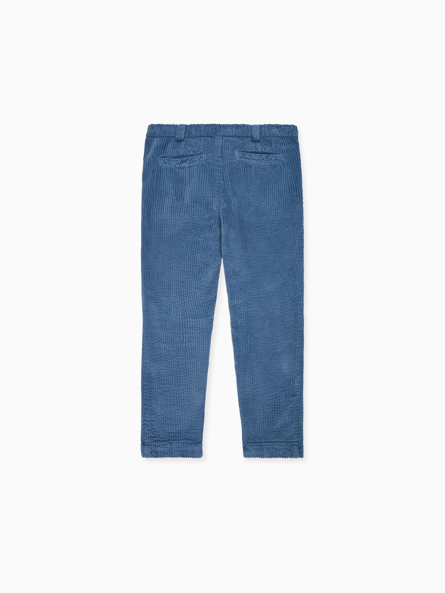 Blue Reinaldo Corduroy Boy Trousers