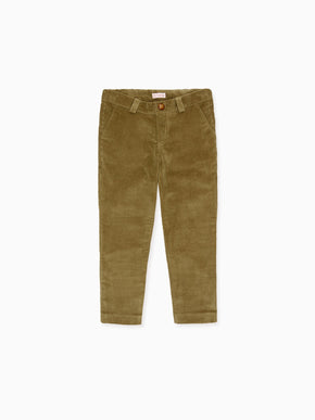 Brown Reinaldo Boy Corduroy Trousers